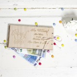 Personalised New Baby Wooden Money Gift Envelopes