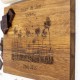 Wild Flowers Personalised Wooden Chopping Serving Board 