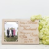 Personalised Photo Frame From Groom To Parents 