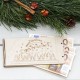 Christmas Wooden Money Envelope