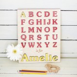 My first alphabet Personalised Puzzle Yellow & Red 