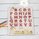 My first alphabet Personalised Puzzle Yellow & Red 