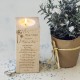 Personalised Wedding Tealight Candle Holder 