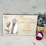 Personalised Wedding Anniversary Photo Frame 